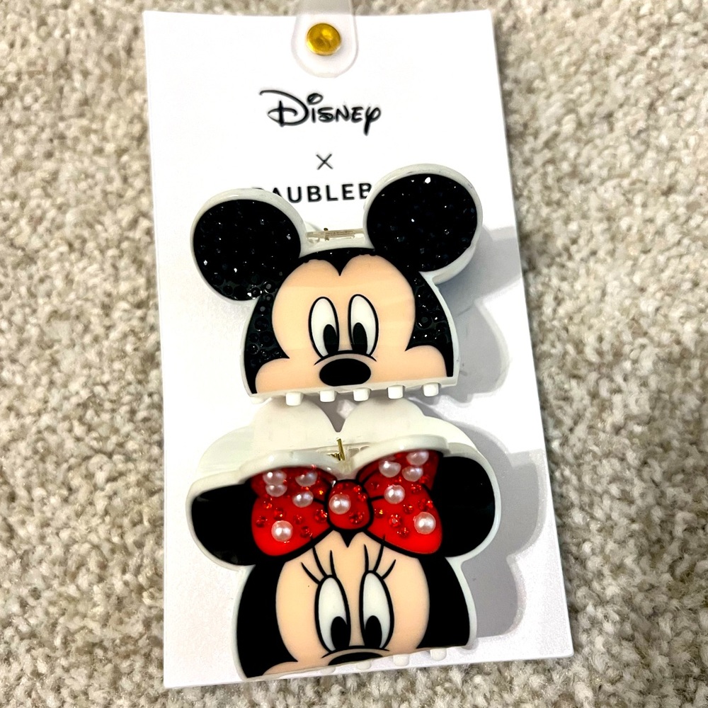 Disney x Baublebar Mickey & Minnie Hair Clips